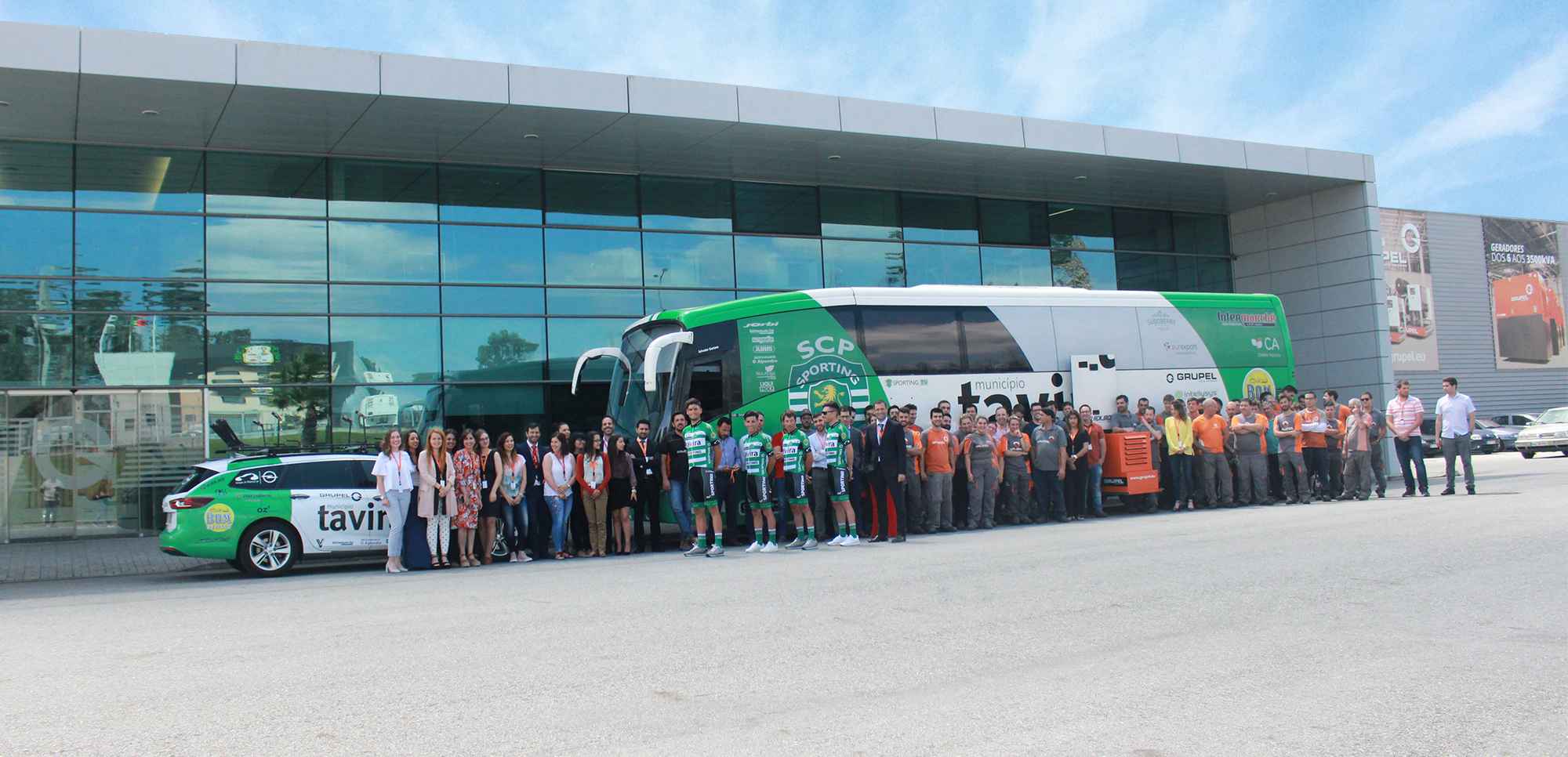 Grupel sponsors Sporting Cycling Team