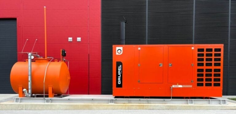 1000kVA Grupel genset for boiler room in Lithuania