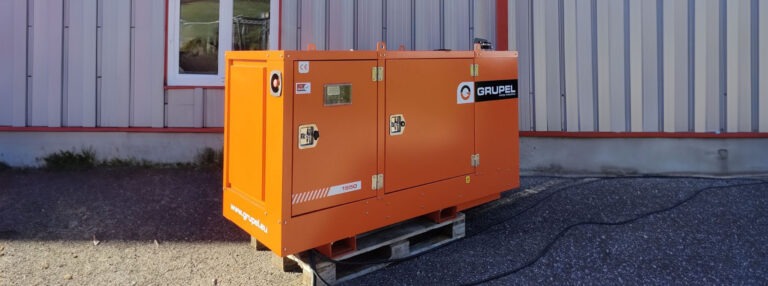 Grupel 44kVA genset for Fire Station, Moudon (Switzerland)